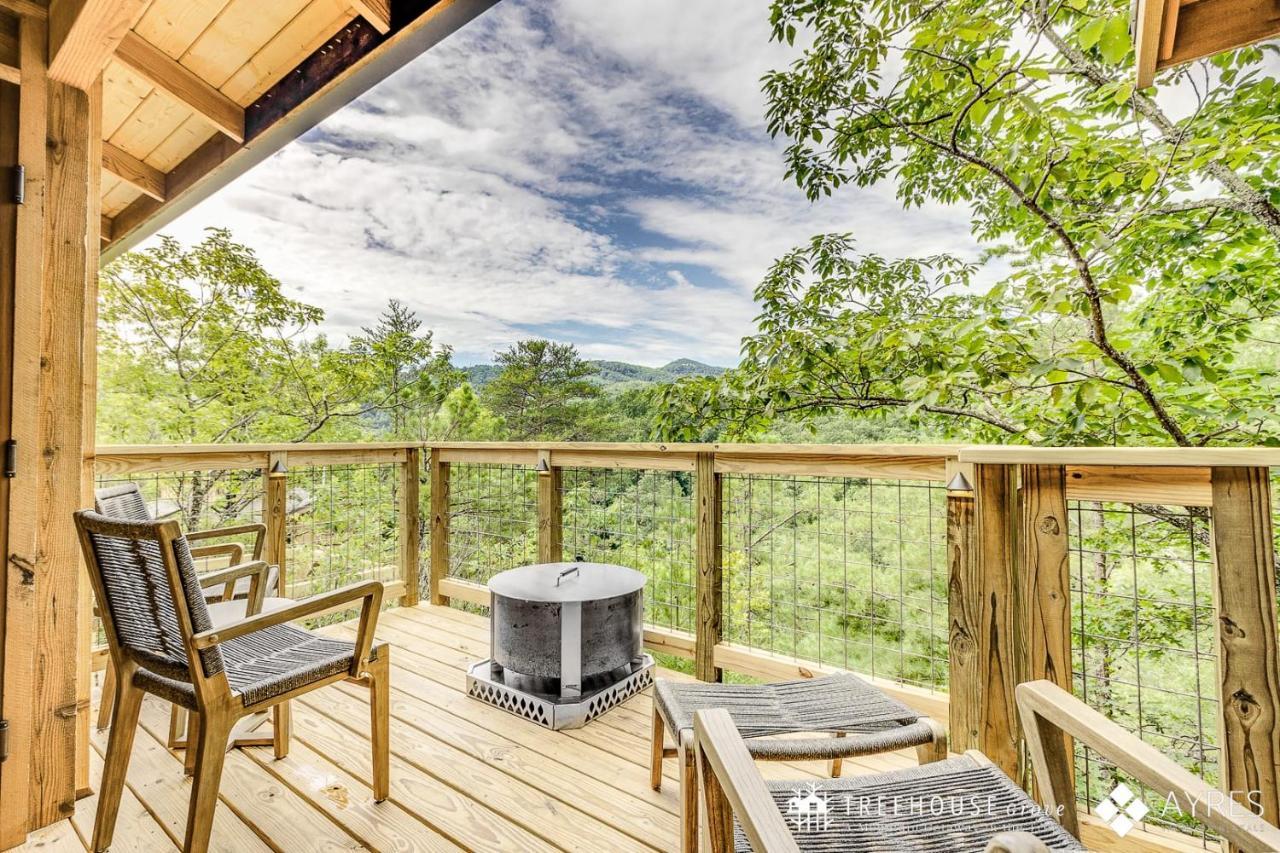 The Blackjack Oak In Treehouse Grove At Norton Creek Gatlinburg Bagian luar foto